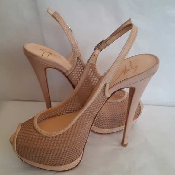 Giuseppe zanotti womens heels perforated - Picture 5 of 11